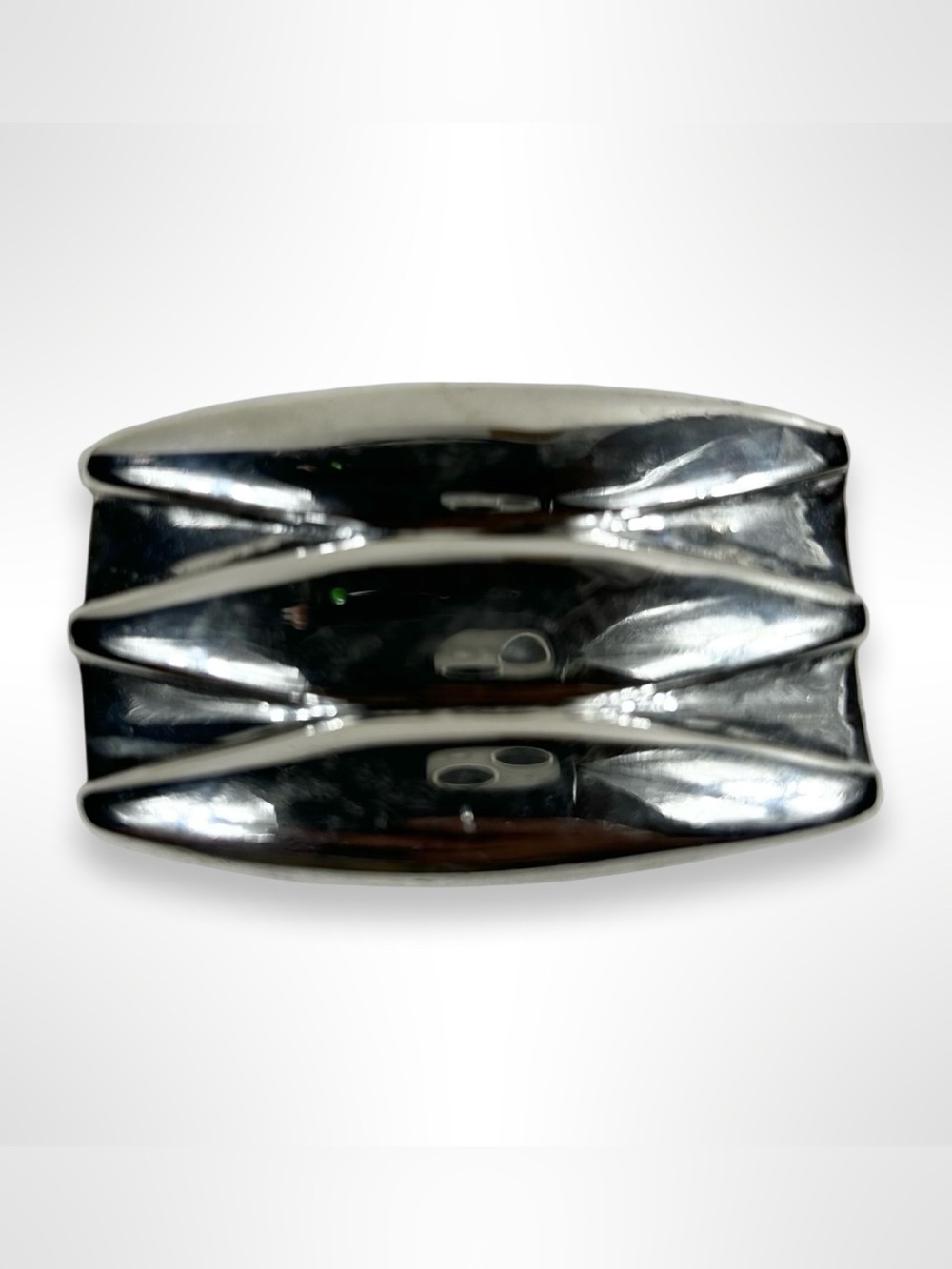 LEE CHARLEY vintage 90s sterling silver belt buckle